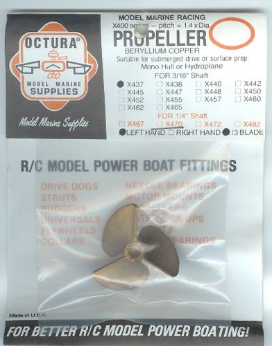 Octura® X437/3 Becu. pitch 2.07"